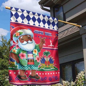 Afro Haiti Christmas Garden Flag Haitian Santa Jwaye Nwel - African Pride