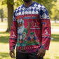 Afro Haiti Christmas Hockey Jersey Haitian Santa Jwaye Nwel