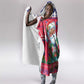 Afro Haiti Christmas Hooded Blanket Haitian Santa Jwaye Nwel - African Pride