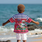 Afro Haiti Christmas Kid Hawaiian Shirt Haitian Santa Jwaye Nwel - African Pride