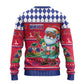 Afro Haiti Christmas Ugly Christmas Sweater Haitian Santa Jwaye Nwel - African Pride