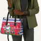 Afro Haiti Christmas Leather Bag Haitian Santa Jwaye Nwel