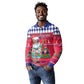 Afro Haiti Christmas Long Sleeve Polo Shirt Haitian Santa Jwaye Nwel - African Pride