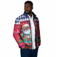 Afro Haiti Christmas Padded Jacket Haitian Santa Jwaye Nwel