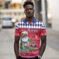 Afro Haiti Christmas Polo Shirt Haitian Santa Jwaye Nwel - African Pride
