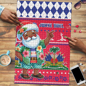 Afro Haiti Christmas Puzzle Haitian Santa Jwaye Nwel