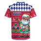 Afro Haiti Christmas Rugby Jersey Haitian Santa Jwaye Nwel - African Pride