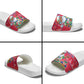 Afro Haiti Christmas Slide Sandals Haitian Santa Jwaye Nwel