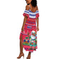 Afro Haiti Christmas Summer Maxi Dress Haitian Santa Jwaye Nwel - African Pride