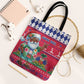 Afro Haiti Christmas Tote Bag Haitian Santa Jwaye Nwel