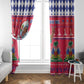 Afro Haiti Christmas Window Curtain Haitian Santa Jwaye Nwel - African Pride