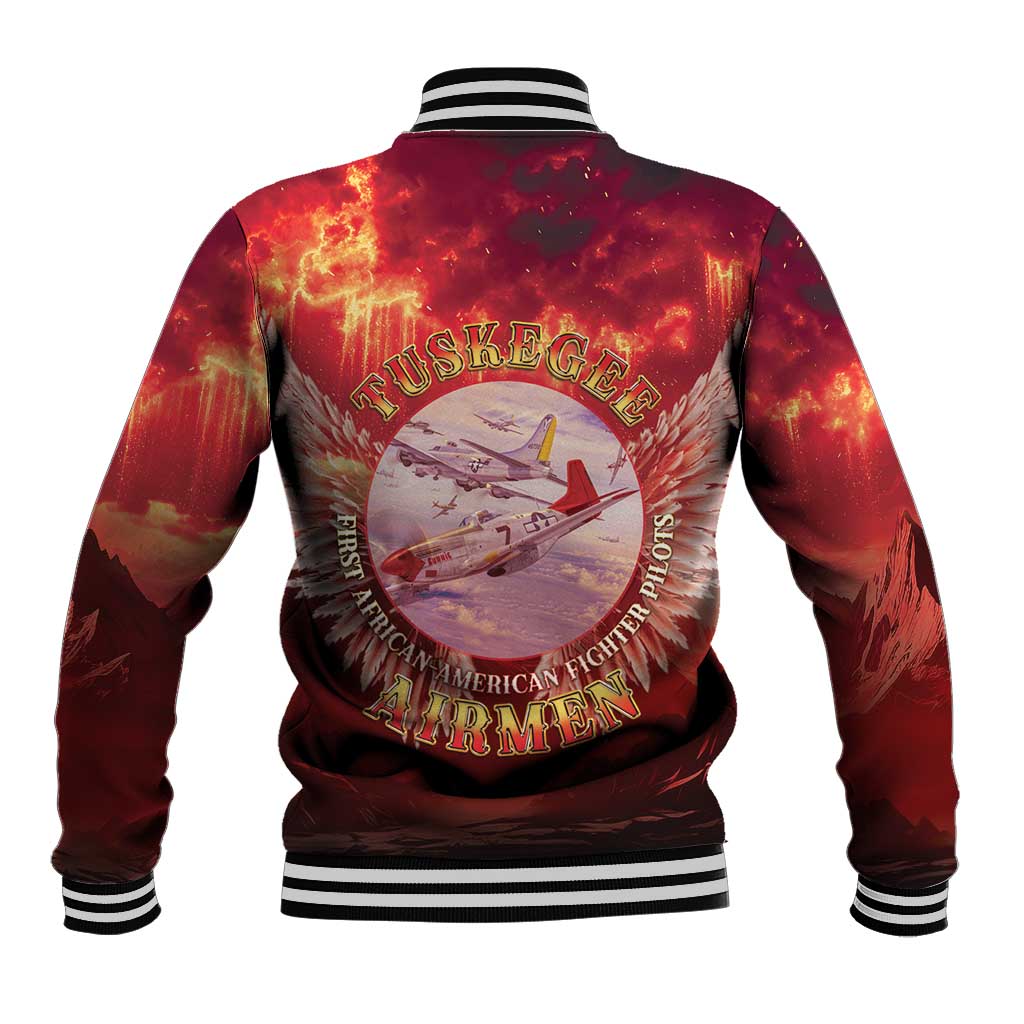 Red Tails Tuskegee Airmen Baseball Jacket Honoring The Legend