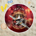 Red Tails Tuskegee Airmen Beach Blanket Honoring The Legend