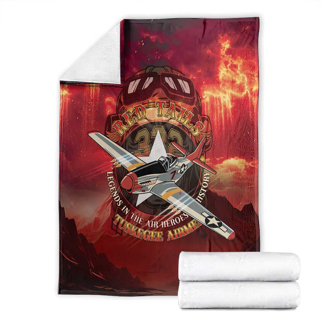 Red Tails Tuskegee Airmen Blanket Honoring The Legend