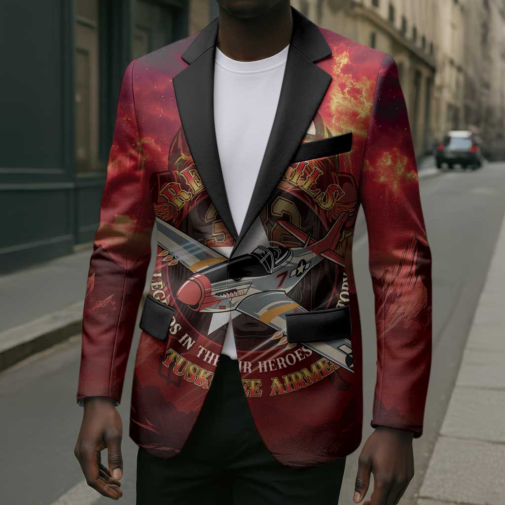 Red Tails Tuskegee Airmen Blazer Honoring The Legend
