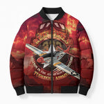 Red Tails Tuskegee Airmen Bomber Puffer Jacket Honoring The Legend