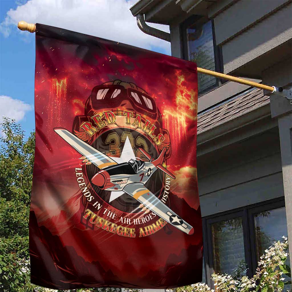 Red Tails Tuskegee Airmen Garden Flag Honoring The Legend