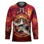 Red Tails Tuskegee Airmen Hockey Jersey Honoring The Legend