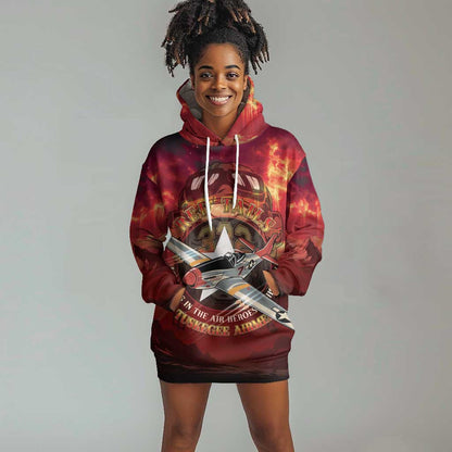 Red Tails Tuskegee Airmen Hoodie Dress Honoring The Legend
