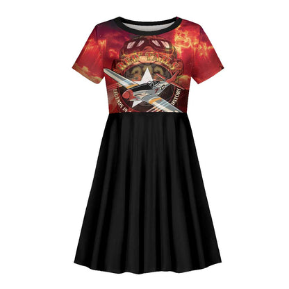 Red Tails Tuskegee Airmen Kid Short Sleeve Dress Honoring The Legend