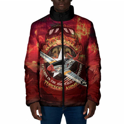 Red Tails Tuskegee Airmen Padded Jacket Honoring The Legend