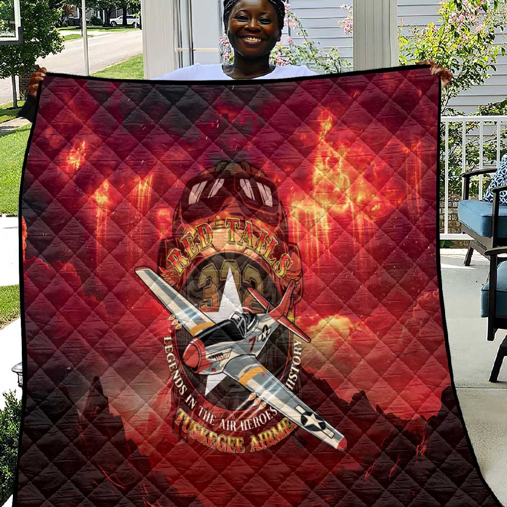 Red Tails Tuskegee Airmen Quilt Honoring The Legend