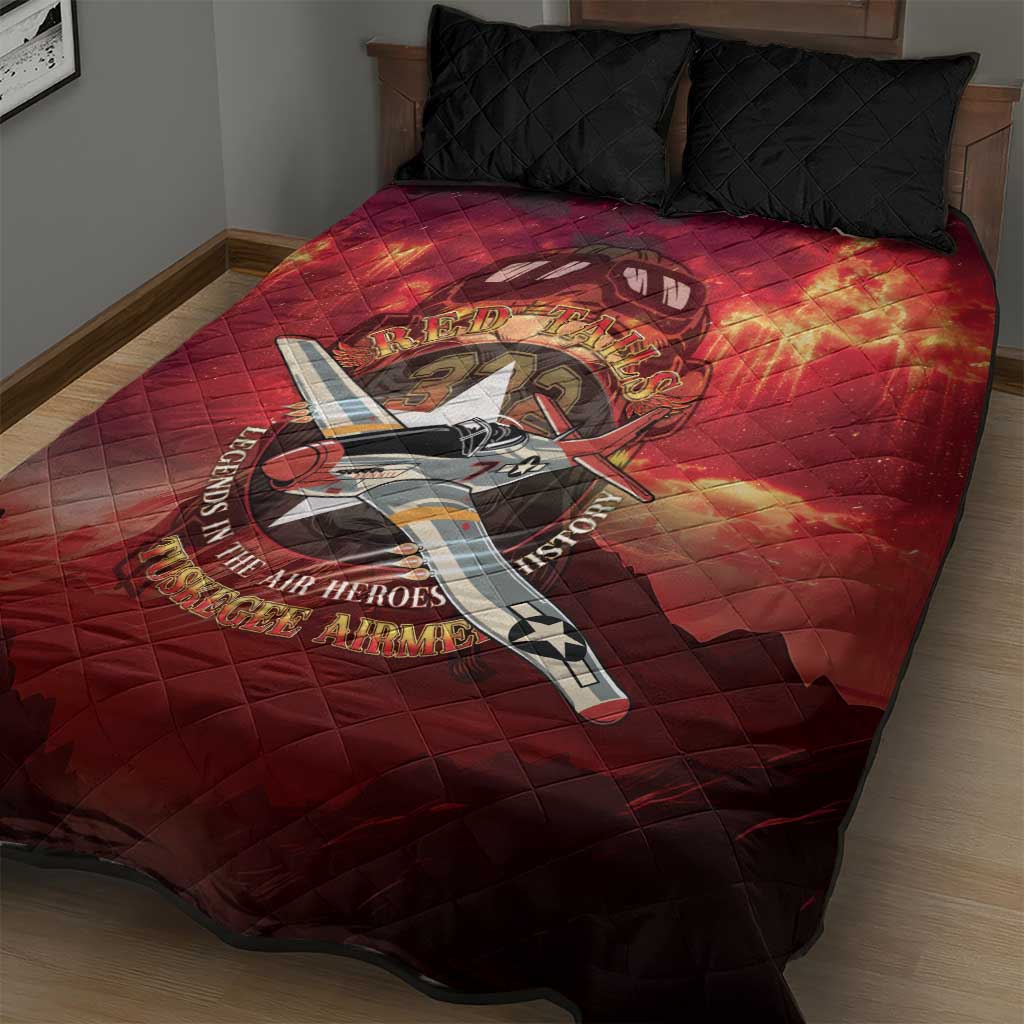Red Tails Tuskegee Airmen Quilt Bed Set Honoring The Legend