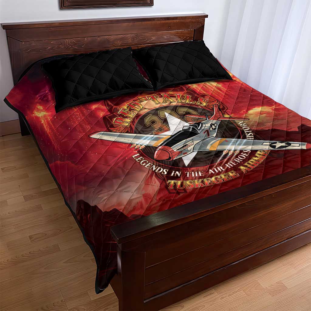 Red Tails Tuskegee Airmen Quilt Bed Set Honoring The Legend