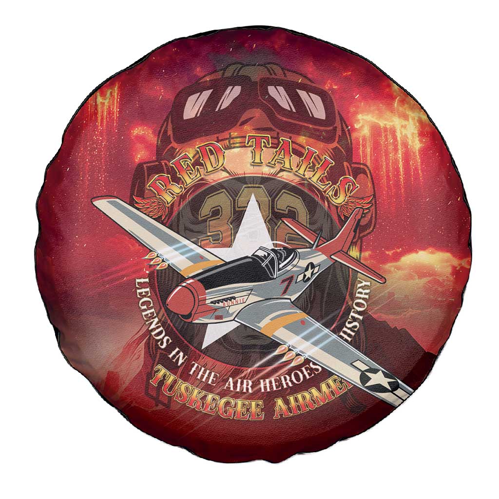 Red Tails Tuskegee Airmen Spare Tire Cover Honoring The Legend