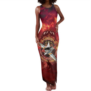 Red Tails Tuskegee Airmen Tank Maxi Dress Honoring The Legend