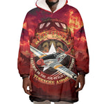 Red Tails Tuskegee Airmen Wearable Blanket Hoodie Honoring The Legend