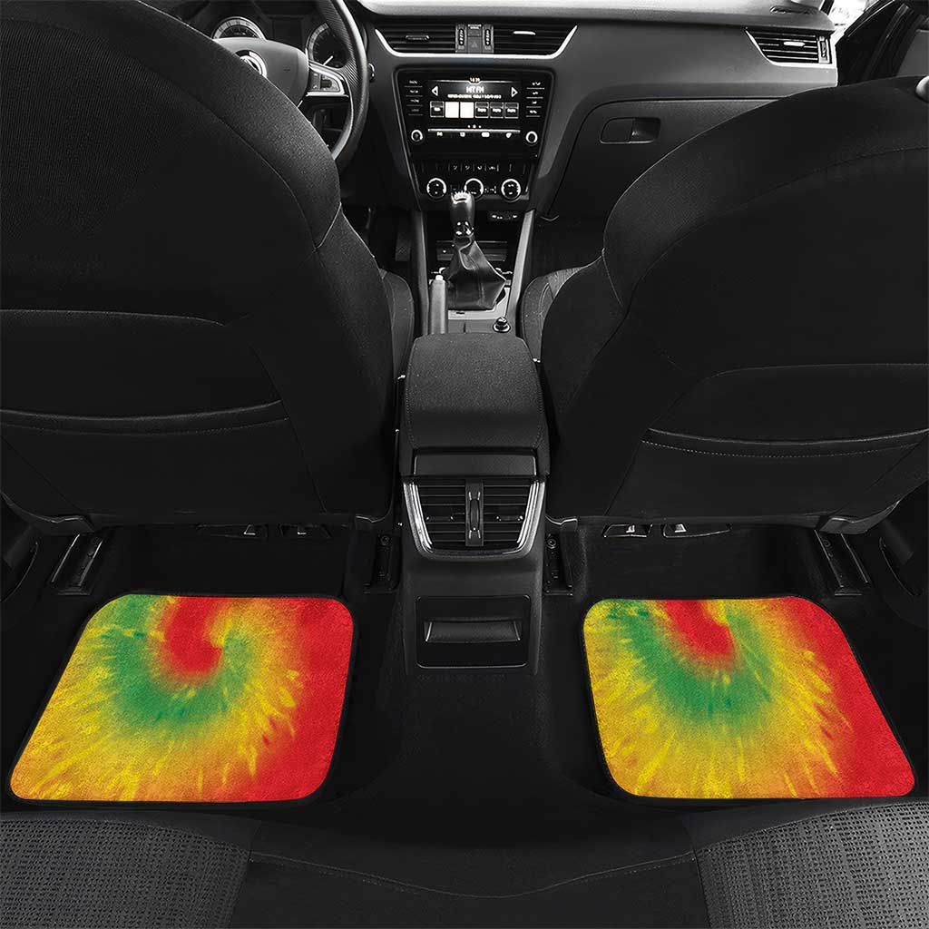 Juneteenth Freedom Day Car Mats Reggae Tie Dye Style