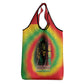 Juneteenth Freedom Day Grocery Bag Reggae Tie Dye Style