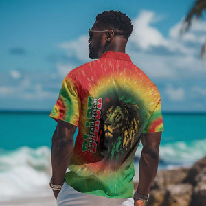 Juneteenth Freedom Day Hawaiian Shirt Reggae Tie Dye Style