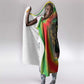Juneteenth Freedom Day Hooded Blanket Reggae Tie Dye Style