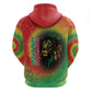 Juneteenth Freedom Day Hoodie Reggae Tie Dye Style