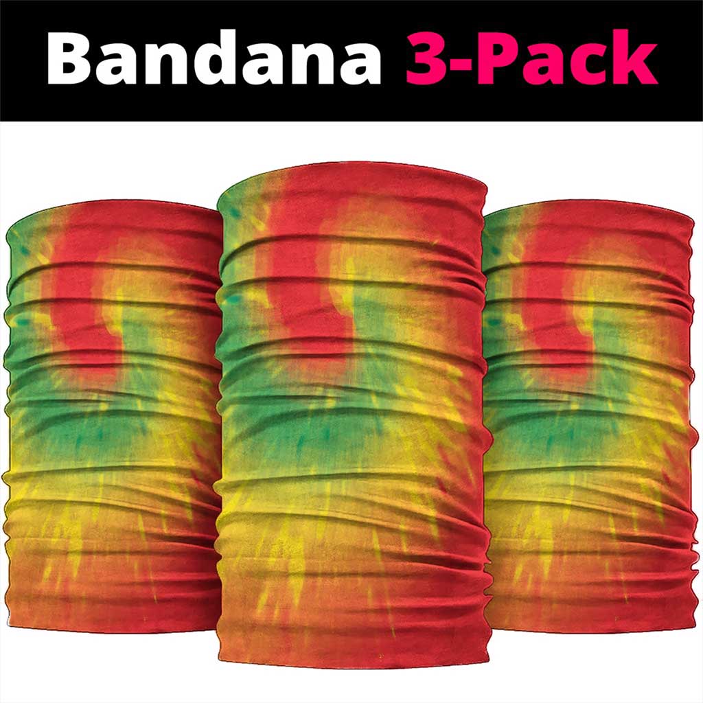 Juneteenth Freedom Day Neck Gaiter Reggae Tie Dye Style - African Pride