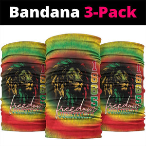 Juneteenth Freedom Day Neck Gaiter Reggae Tie Dye Style LT05