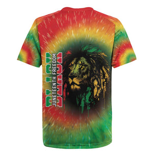 Juneteenth Freedom Day Rugby Jersey Reggae Tie Dye Style