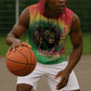 Juneteenth Freedom Day Sleeveless Hoodie Reggae Tie Dye Style - African Pride