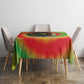 Juneteenth Freedom Day Tablecloth Reggae Tie Dye Style