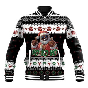 South Africa Christmas Baseball Jacket Hip Hop Santa Claus LT05