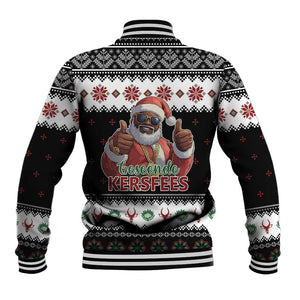South Africa Christmas Baseball Jacket Hip Hop Santa Claus LT05