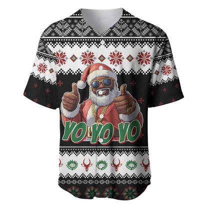 South Africa Christmas Baseball Jersey Hip Hop Santa Claus