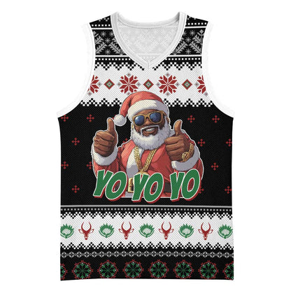 South Africa Christmas Basketball Jersey Hip Hop Santa Claus - African Pride