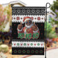 South Africa Christmas Garden Flag Hip Hop Santa Claus