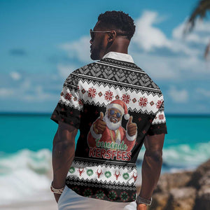 South Africa Christmas Hawaiian Shirt Hip Hop Santa Claus