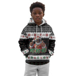 South Africa Christmas Kid Hoodie Hip Hop Santa Claus