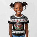 South Africa Christmas Kid T shirt Hip Hop Santa Claus