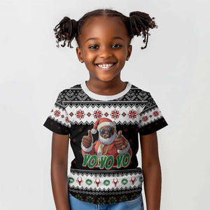 South Africa Christmas Kid T shirt Hip Hop Santa Claus